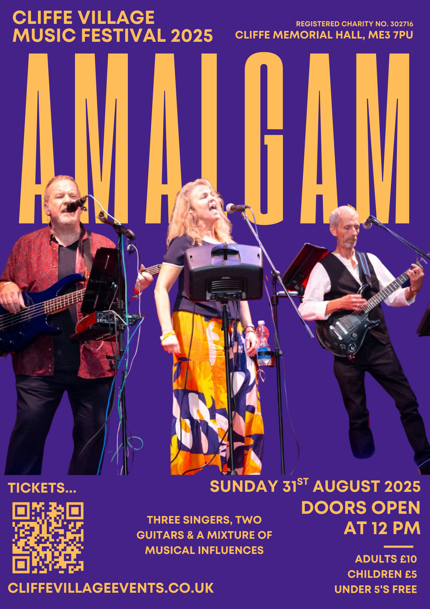 'Cliffe Village Music Festival 2025' Ticket