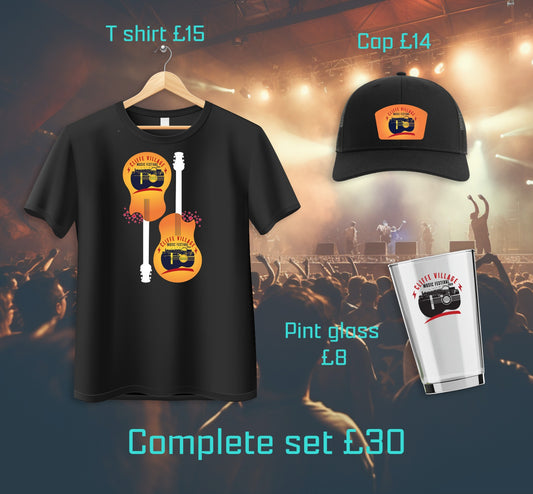'Cliffe Village Music Festival 2025' Merch!
